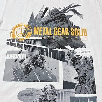 L GEAR SOLID PEACE WALKER 非売品Tシャツ2種 Amazon.co.jp: Metal Gear Solid Peace Walker T-Shirt Not Worn